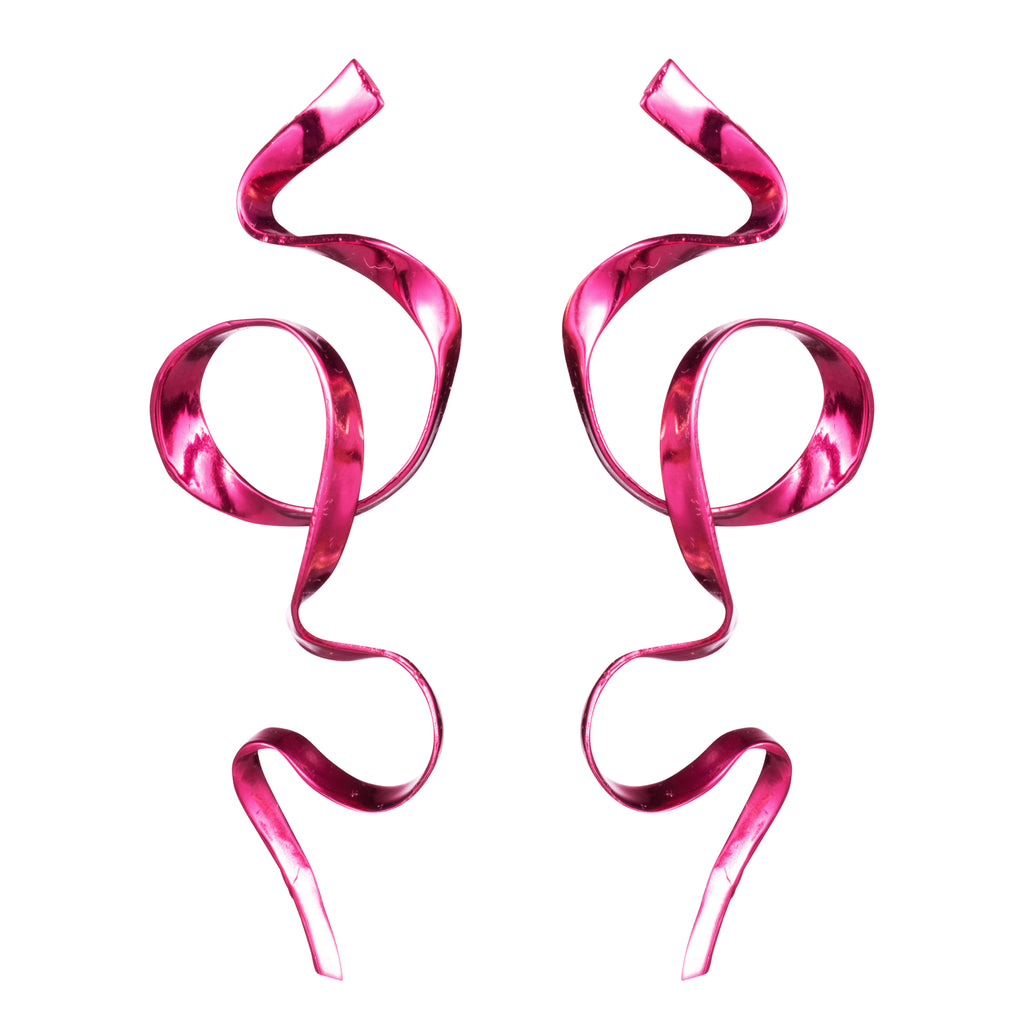 Allegro Ribbon Earrings | Pink – Sterling King
