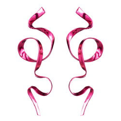 Allegro Ribbon Earrings | Pink