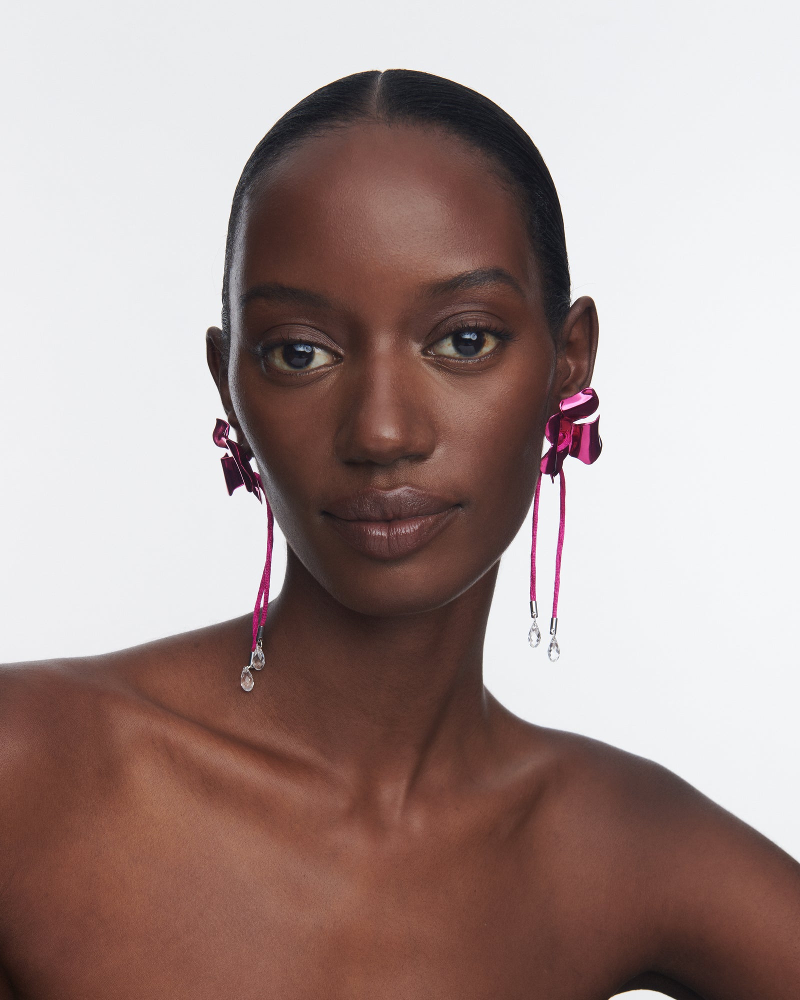 kazy's handmade flower earring aurora イヤリング