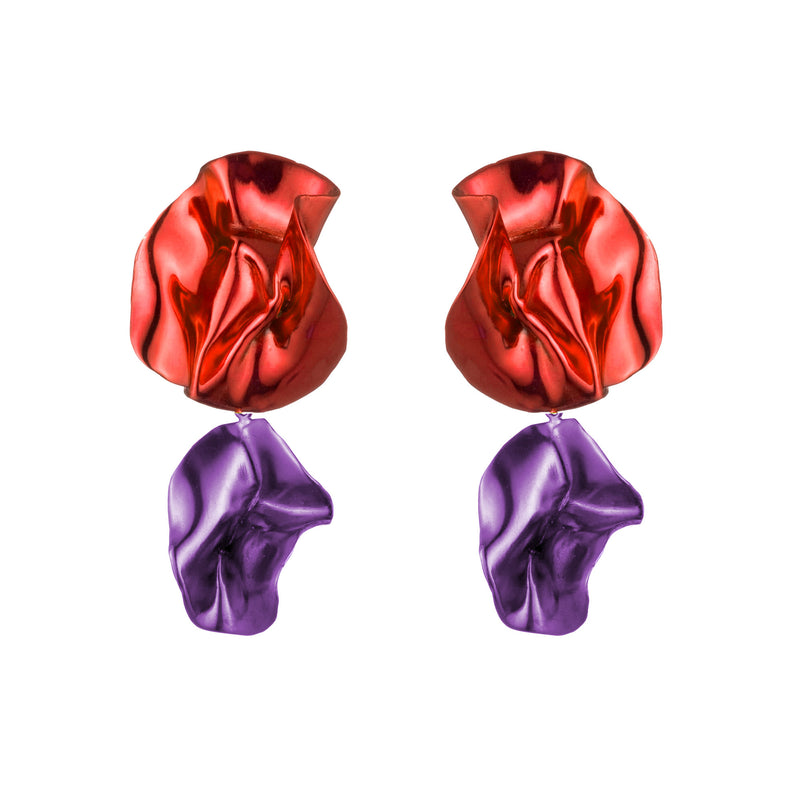 Flashback Fold Earrings | Ruby and Violet