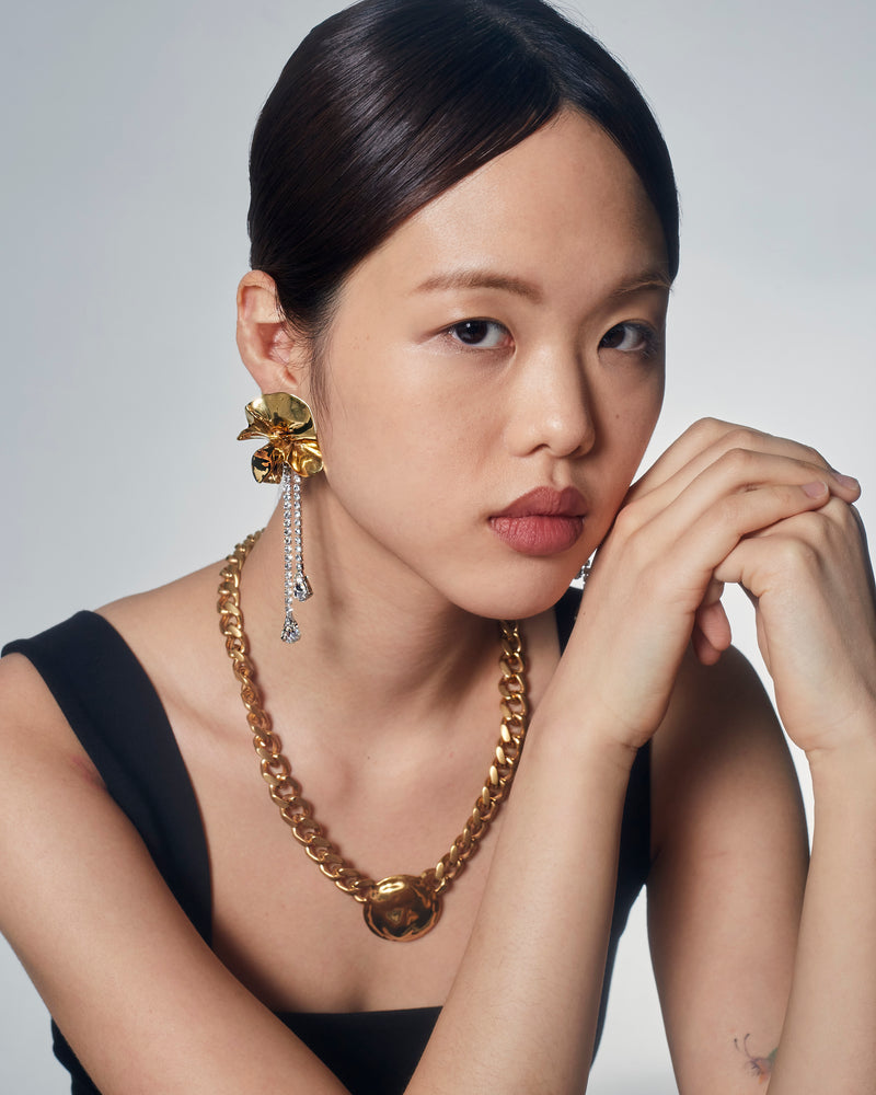 Orbit Chain Necklace | Gold