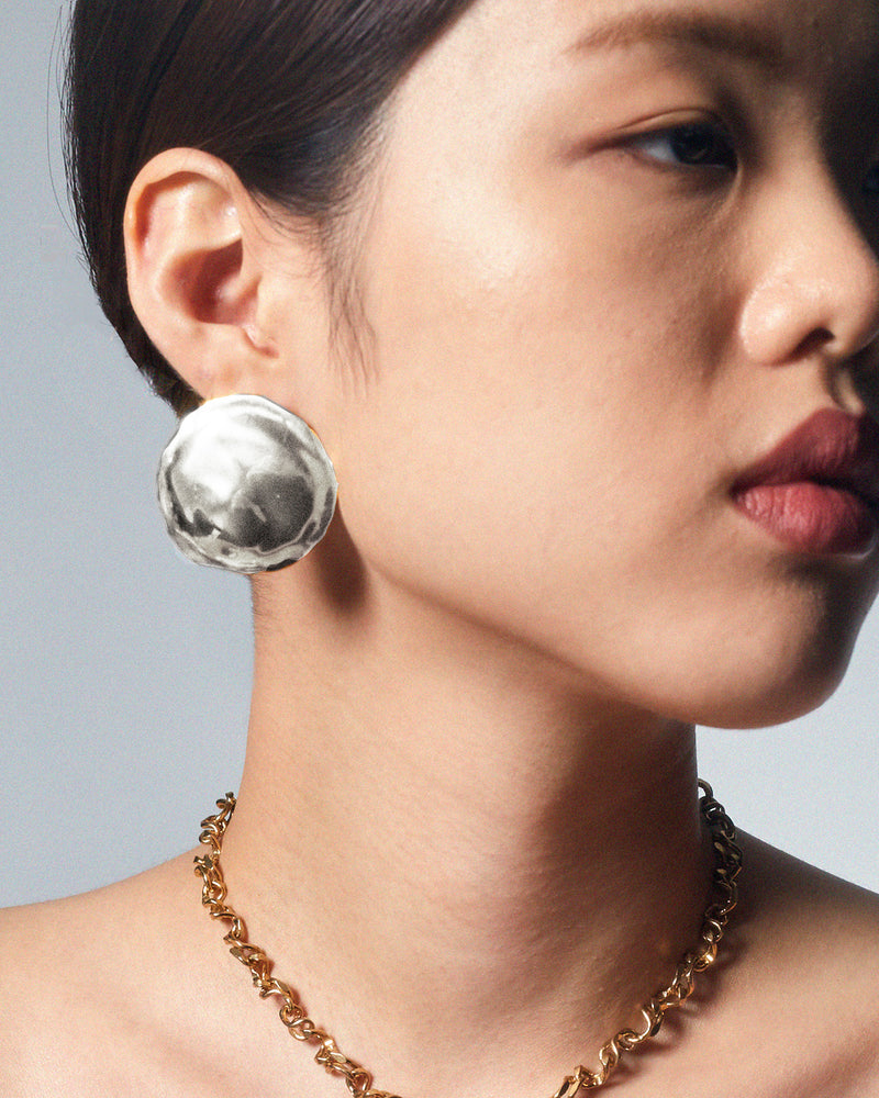 Orbit Stud Earrings | Silver