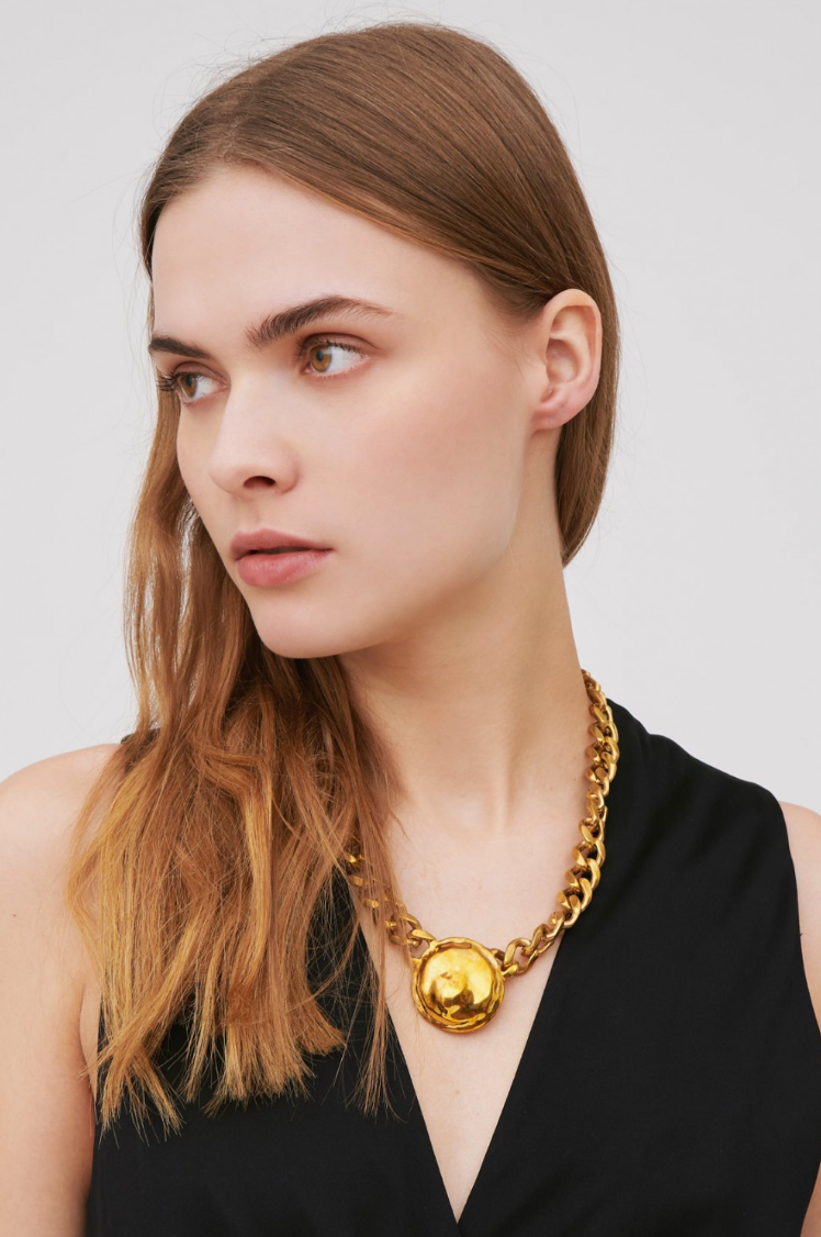 Orbit Chain Necklace | Gold