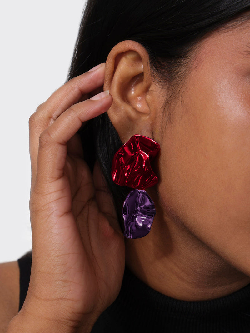 Flashback Fold Earrings | Ruby and Violet