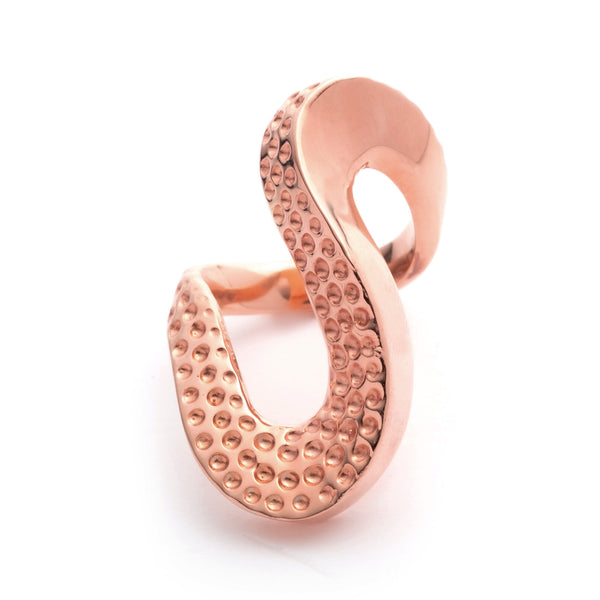 Lithop Wave Ring | Rose Gold