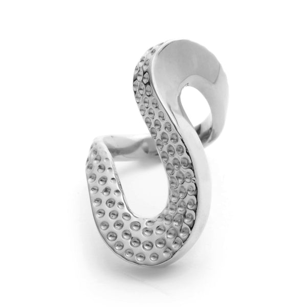 Sterling King Lithop Wave Ring in Sterling Silver product shot