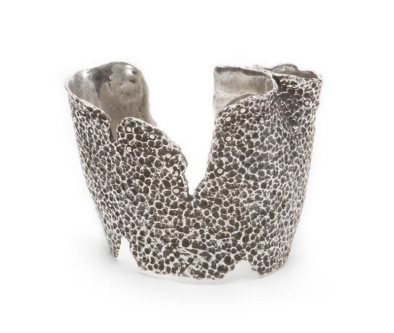 Sterling King Lithop Hand Cuff in Oxidized Silver product shot