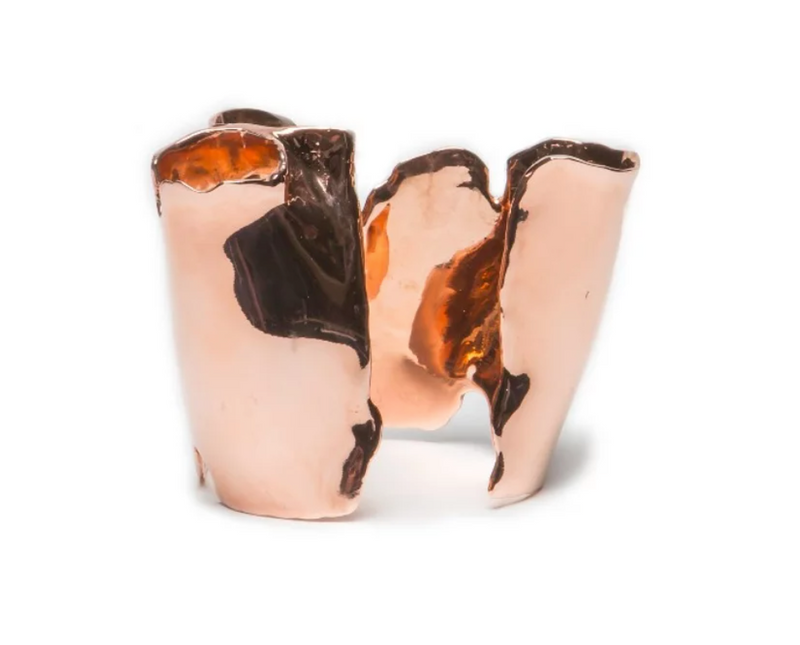 Sterling King Magma Hand Cuff in Rose Gold product shot back