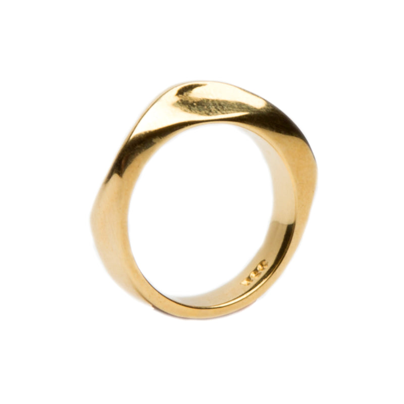 Sterling King Magma Ridge Ring in Gold product shot