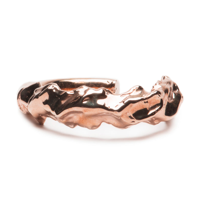 Sterling King Molten Cuff in Rose Gold product shot