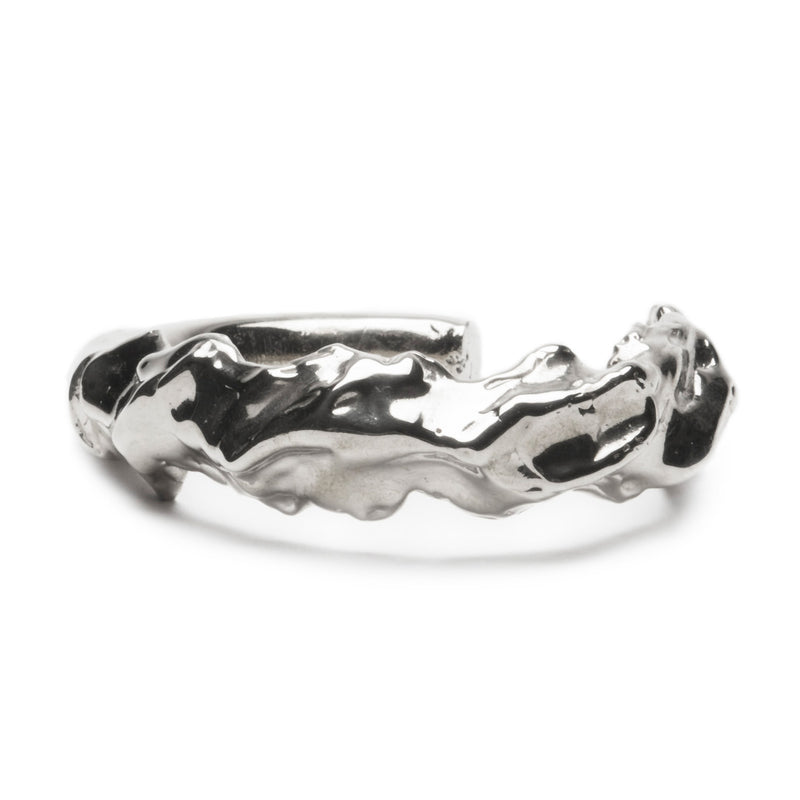 Sterling King Molten Cuff in Sterling Silver product shot