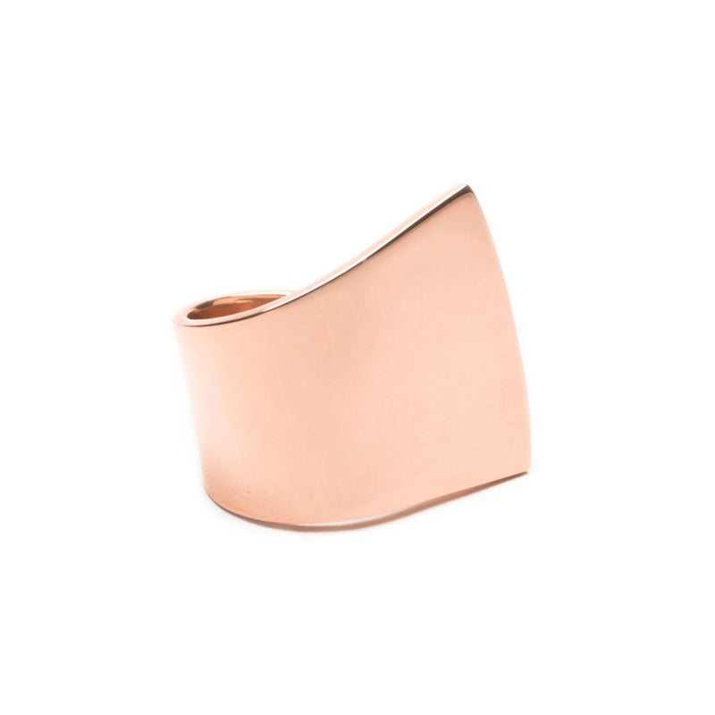Sterling King Overlap Ring in Rose Gold product shot