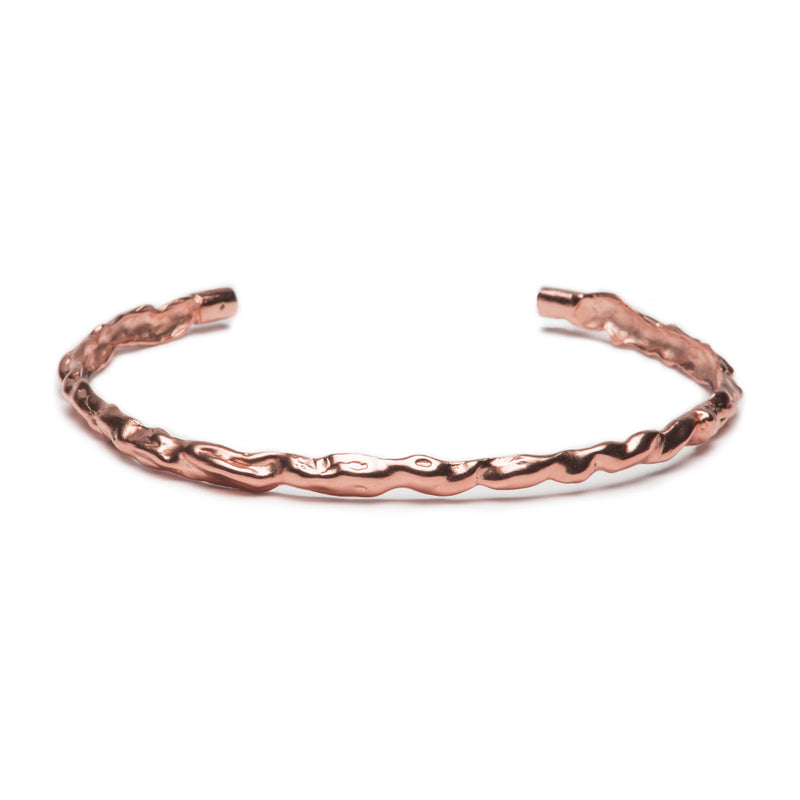 Sterling King Molten Choker in Rose Gold product shot