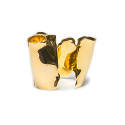 Sterling King Magma Hand Cuff in Gold product shot