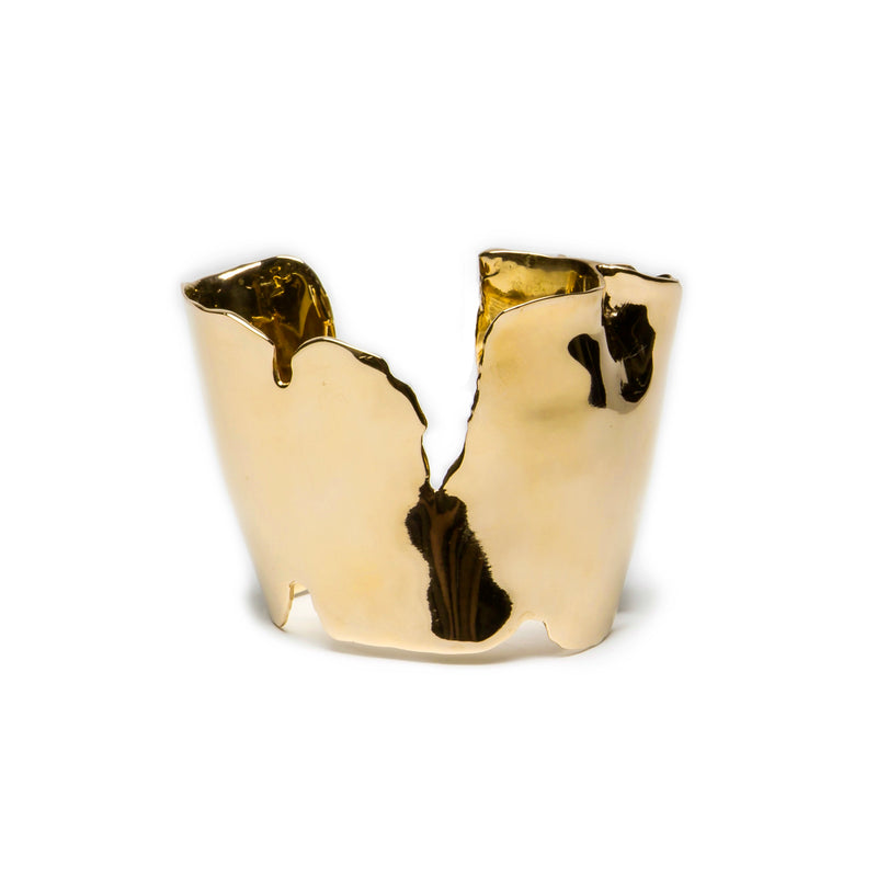 Sterling King Magma Hand Cuff in Gold product shot