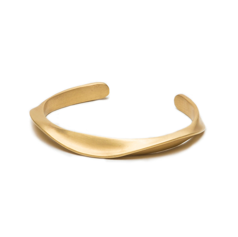 Sterling King Ridge Cuff in Satin Gold product shot