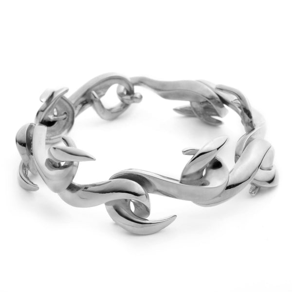 Serpentine Infinity Bracelet | Sterling Silver