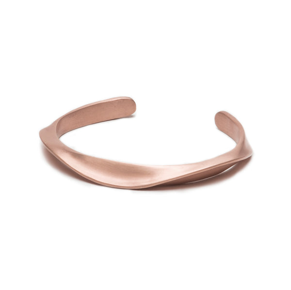 Sterling King Ridge Cuff in Satin Rose Gold product shot