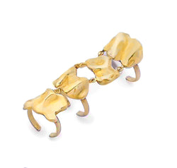 Vertebrae Ring | Gold